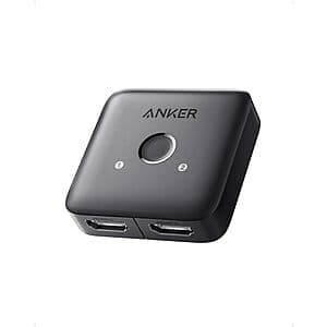 Anker HDMI Switch 4K@60Hz (2 in 1 Out) $10
