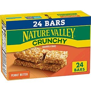 24-Count Nature Valley Crunchy Granola Bars (Peanut Butter) $2.25 w/ Subscribe & Save