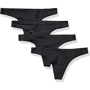 4-Pk Amazon Essentials Women's Seamless Thong Underwear (Select Colors & Sizes) from $2.79