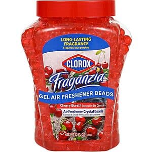 12-Oz Clorox Fraganzia Crystal Gel Beads Air Freshener (Cherry Burst) $1.65 w/ S&S