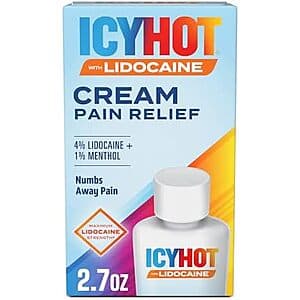 2.7oz. Icy Hot Max Strength Pain Relief Cream w/ Lidocaine + Menthol $3.10 w/ Subscribe & Save