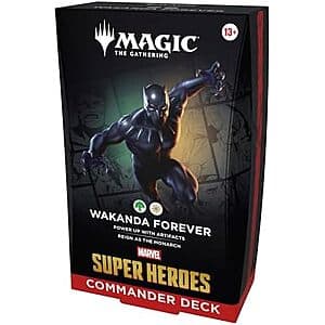 Magic: The Gathering: Marvel Super Heroes Wakanda Forever Commander Deck $45 + Free S&H