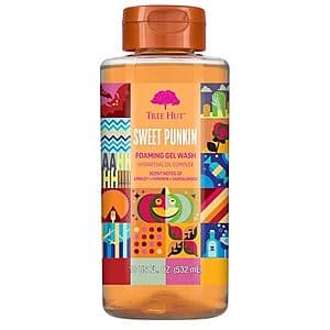 18-Oz Tree Hut Foaming Gel Wash (Sweet Punkin) $4 w/ Subscribe & Save & More