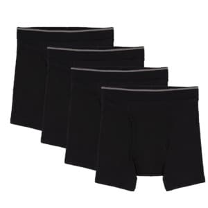 Costco Members: 4-Pack Kirkland Signature Men's Boxer Brief (Black) 2 for $24 & More + Free Shipping