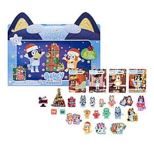 (Prime) 24-Pc Bluey Fuzzies Advent Calendar $15 + Free S&H