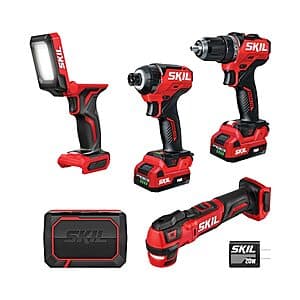 5-Tool Skil PWR Core 12V Brushless Power Tool Combo Kit w/ USB-C Charger $79 + Free Store Pickup