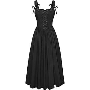 Scarlet Darkness Women's Maxi Renaissance Corset Dress (Various) $16