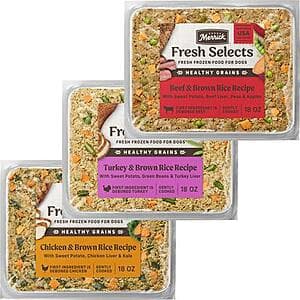 3-Ct 18-Oz Merrick Fresh Selects Frozen Dog Food + 4-Lb Purina ONE Dry Dog Food $9.60 + Free Shipping for New Accounts
