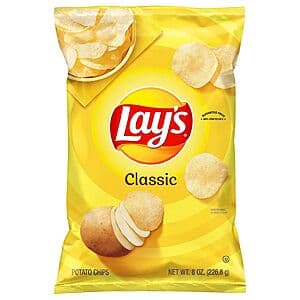 7.75-Oz Lay's Potato Chips (Various Flavors) 6 for $9.70 + Free Store Pickup on Orders $10+