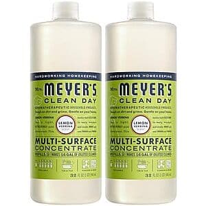2-Pk 32-Oz Mrs. Meyer's Clean Day Multi-Surface Cleaner Concentrate (Lemon Verbena) $9.50 w/ Subscribe & Save