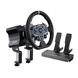 Moza R5 Racing Simulator Bundle w/ 5.5Nm Direct Drive Wheel & Anti-Slip Pedals $400 + Free S/H