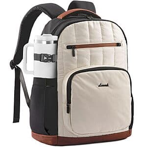 15.6" LOVEVOOK Padded Laptop Backpack w/ Large Tumbler Holder Pocket (various) from $13.50 & More