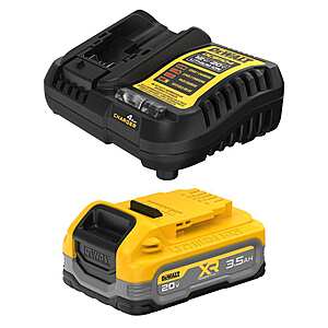 Select Stores: DeWALT 20V MAX XR POWERSTACK Li-Ion Kit w/ 3.5Ah Battery & Charger $60 (In-Store Purchase Only)
