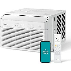 Midea 8,000 BTU Smart Inverter Air Conditioner Window Unit w/ Heat/Dehumidifier $306 + Free S&H