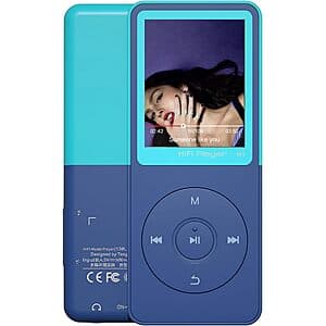 32GB CONODO Bluetooth MP3 Player w/ 1.8" Screen & FM Radio $16.50 & More
