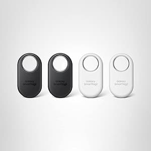 4-Pack Samsung Galaxy SmartTag2 Bluetooth Trackers (Black + White) $45 + Free Shipping w/ Prime