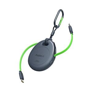 Prime Members: 3.3' Baseus 240W USB-C Retractable Cable 2 for $20 + Free S&H