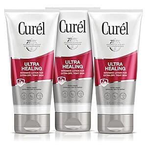 3-Pk 6-Oz Curel Ultra Healing Intensive Fragrance-Free Lotion $7.15 w/ S&S