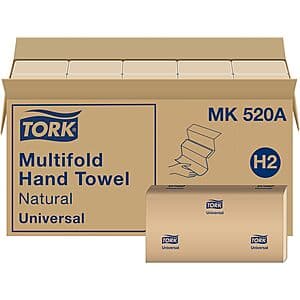 4000-Sheets Tork Multifold Hand Towels $23.75 w/ Subscribe & Save