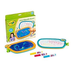 2-in-1 Crayola Doodle Board Squishy & Erasable Drawing Tablet $7.50 or Less