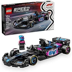 258-Pc LEGO Speed Champions BWT Alpine F1 Team A524 Race Car Building Set $15.40