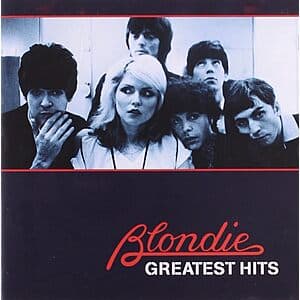 Blondie Greatest Hits audio CD with jewel case packaging.