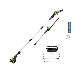 Costco Members: Greenworks 80V Gen 2 Polesaw/Pole Hedge Combo Kit (Bare Tool) $180 + Free S/H