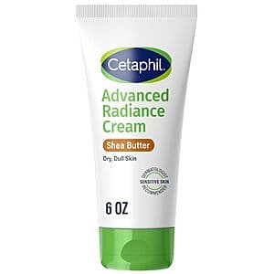 6-Oz Cetaphil Advanced Radiance Cream w/ Shea Butter (Fragrance Free) $5.15 or less w/ S&S