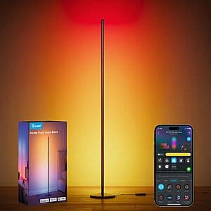 Prime Members: Govee RGBIC 1000-Lumen Dimmable LED Smart Floor Lamp (Black) $55 + Free S&H