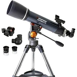Celestron AstroMaster 102AZ Short-Tube Refractor Telescope w/ Tripod $160 + Free Shipping
