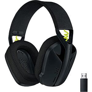 Logitech G435 Lightspeed Wireless Gaming Headset (Black) $40 + Free S&H