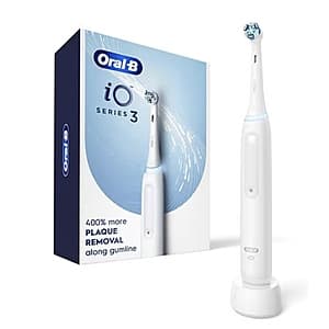 Oral-B iO Series 3 Rechargeable Electric Toothbrush (White) + $39 Walgreens Cash $56 + Free Shipping
