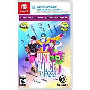 Just Dance 2026 Edition Limited Edition (Nintendo Switch, Code in Box) $25