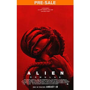 $7 off on IMAX ticket for Alien Romulus