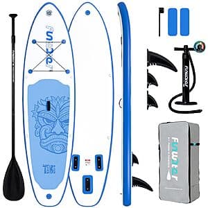 Prime: 10.6' FunWater Inflatable Ultra-Light Stand Up Paddle Board Kit (2 Colors) $79.80 + Free S&H