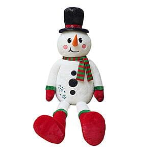 34.5" Holiday Time Jumbo Snowman Christmas Plush Toy (White) $9.60