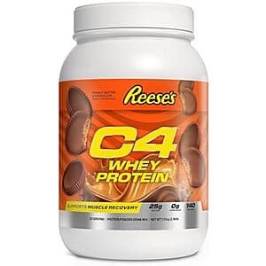 2.48-lb C4 Whey Reese's Peanut Butter & Chocolate Protein Powder $23.75 w/ S&S