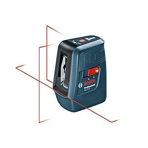 Bosch 50' Red Self-Leveling Indoor 3-Plane Laser Level $69 + Free Shipping