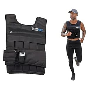 40-Lbs RUNFast Pro Weighted Vest w/ 4-Lbs Adjustable Increments $33 + Free Shipping w/ Amazon Prime