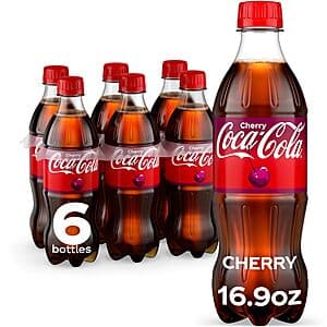 6-Pk 16.9-Oz Coca-Cola Soda (Cherry) $3.85 w/ S&S