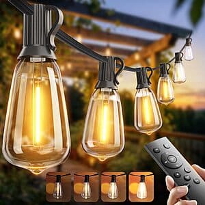 Prime Members: 100' (2 x 50') addlon Outdoor Waterproof LED String Lights $16.90 + Free S&H