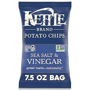 7.5-Oz Kettle Brand Potato Chips (Sea Salt and Vinegar) 11 for $20.65 w/ S&S