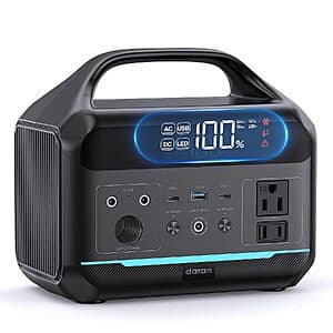 DARAN 300W 192Wh LiFePO4 Portable Power Station $98.80 + Free S&H