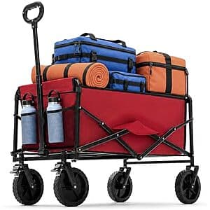102L DUMOS Collapsible Wagon Cart (330 lbs Capacity) from $37.90 + Free S&H