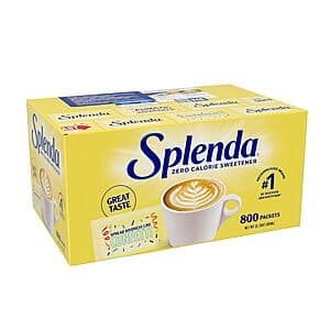 800-Count SPLENDA Zero Calorie Sweetener Value Packets $12.80 w/ Subscribe & Save