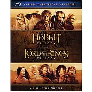 6-Film Middle-earth Theatrical Collection (Blu-ray) $25 + Free Shipping