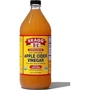 32-Oz Bragg Organic Raw Apple Cider Vinegar $4.65