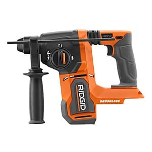 Factory Blemished: RIDGID 18V Brushless 1" SDS-Plus Rotary Hammer (Tool Only) $150 + $15 Shipping