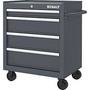 4-Drawer Kobalt Steel Rolling Tool Cabinet (26.7" x 33") $199 + Free Pickup