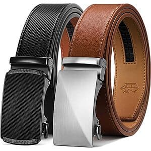 2-Ct Zitahli Men's Ratchet Belts (Various styles) from $12